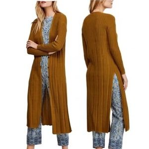 Free People Long Sleeve Button Down Cardigan